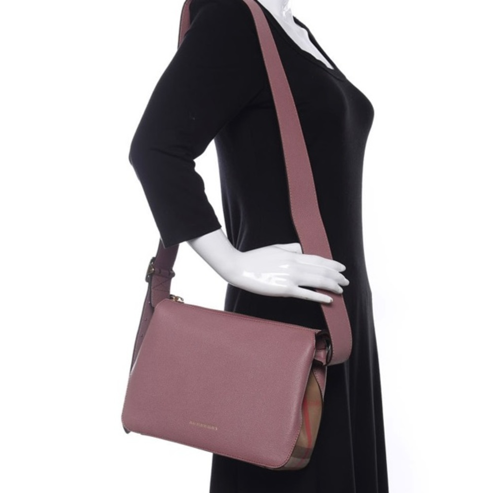 Burberry crossbody mauve bag
